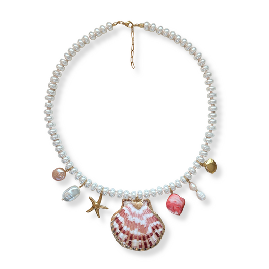 'By the Beach' Charmed Necklace