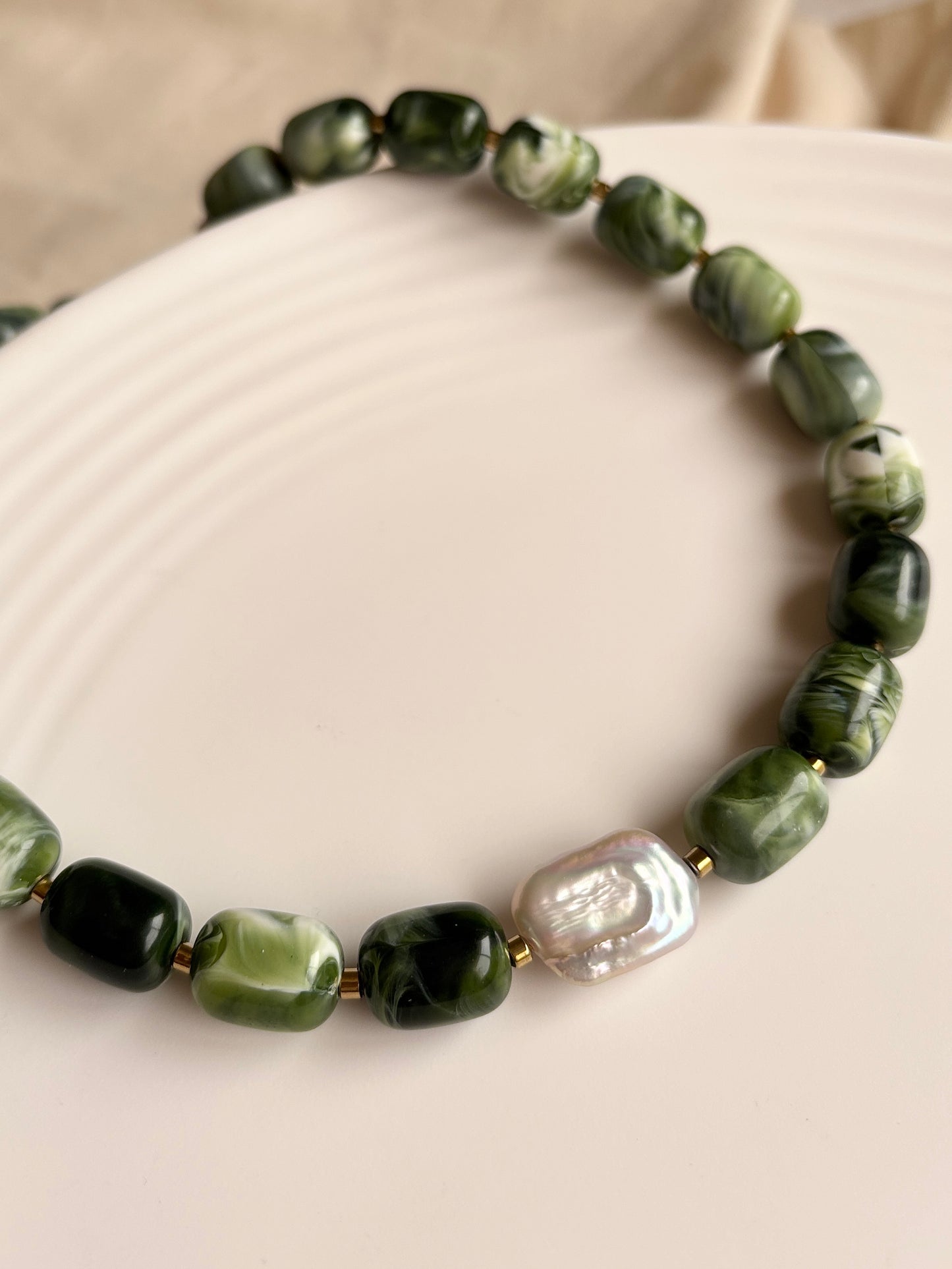 "My Matcha" Chunky Choker