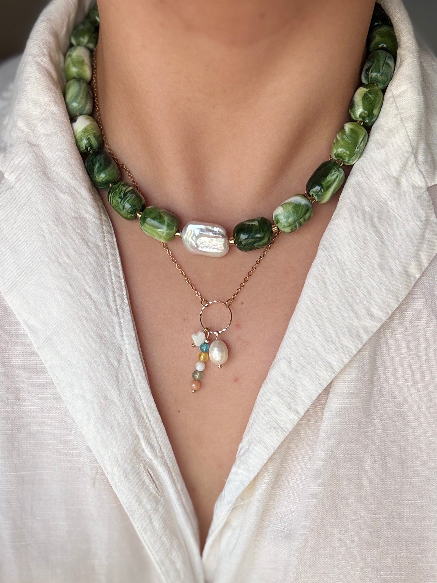 "My Matcha" Chunky Choker