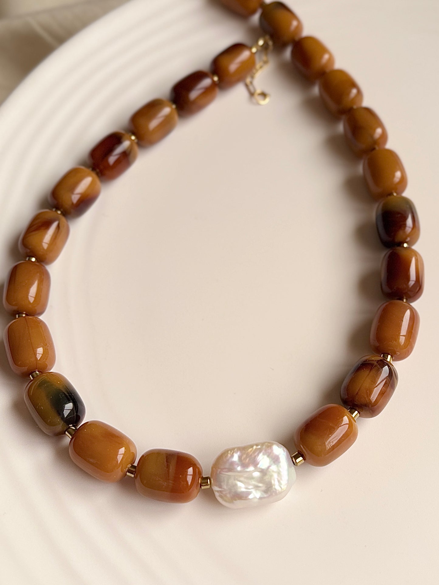 "Caramela" Chunky Choker